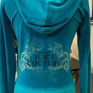 Velour Juicy Couture track suit